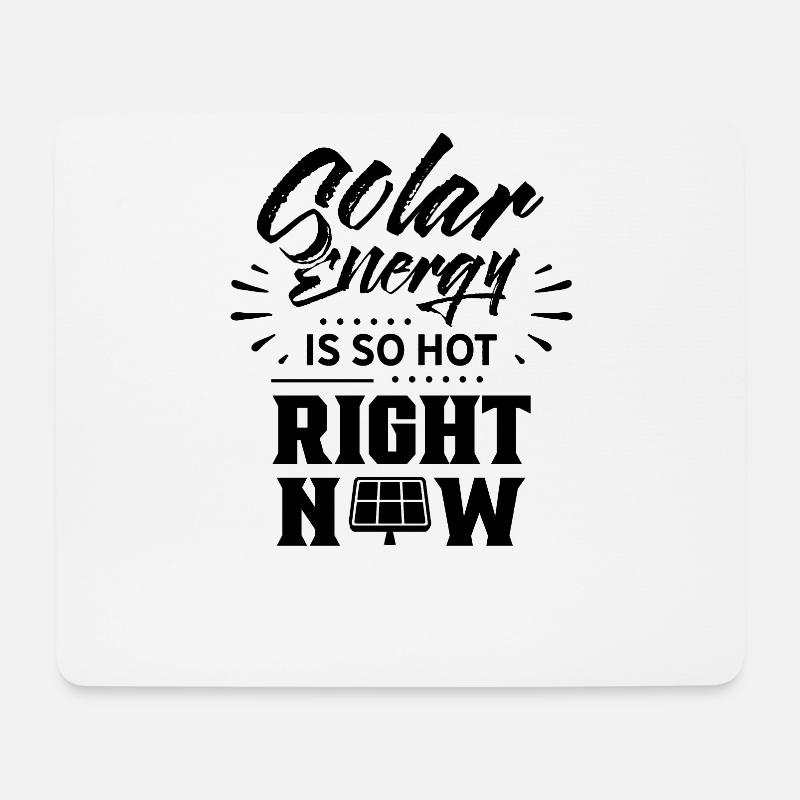 Solar Energy Sun Solar Energy Solar Power - Mouse Pad (horizontal) - white