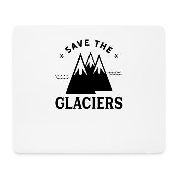 Sauver Les glaciers La fonte des glaciers - Tapis de souris (format paysage) - blanc - Devant