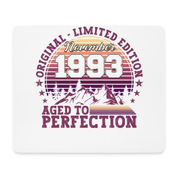 Born 1993 Birthday Gift November - Mouse Pad (horizontal) - white - Front
