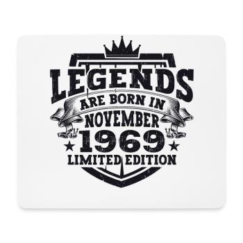 Legend November 1969 53rd Birthday Gift Fun - Mouse Pad (horizontal) - white - Front