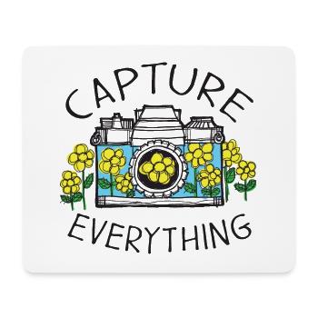Vintage nature photos camera photography - Mouse Pad (horizontal) - white - Front