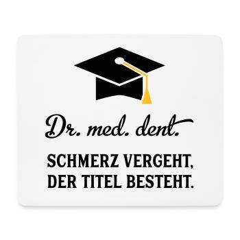 drmeddent - Mousepad (Querformat) - Weiß - Vorne