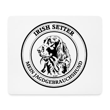 Irish Setter Jagdgebrauchshund Jagdhund Hunde - Mousepad (Querformat) - Weiß - Vorne