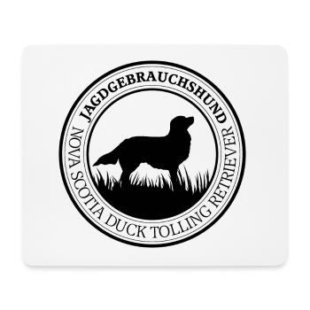 Nova Scotia Duck Tolling Retriever Jagdhunde Jäger - Mousepad (Querformat) - Weiß - Vorne