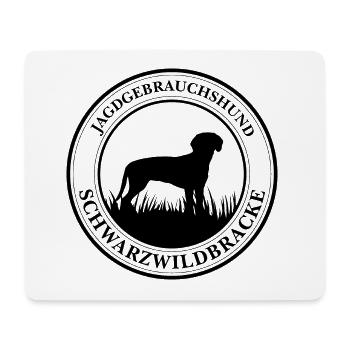 Schwarzwildbracke Jagdgebrauchshund Wilsigns - Mousepad (Querformat) - Weiß - Vorne