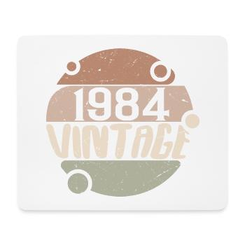 Jahrgang 1984 Retro Geschenke 1984 Jahrgang 1984 - Mousepad (Querformat) - Weiß - Vorne