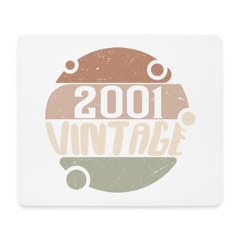 Vintage 2001 Retro Gifts 2001 Vintage 2001 - Mouse Pad (horizontal) - white - Front