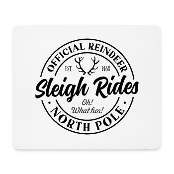 Reindeer Sleigh Rides - Mouse Pad (horizontal) - white - Front