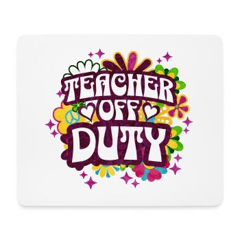 Ende des Schuljahres Sommerferienlehrer - Mousepad (Querformat) - Weiß - Vorne