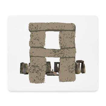 stonehenge a - Mouse Pad (horizontal) - white - Front