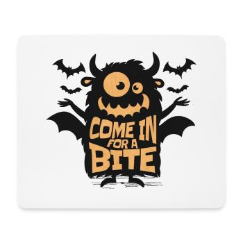Come for a Vampire Bite Halloween Humor - Mouse Pad (horizontal) - white - Front