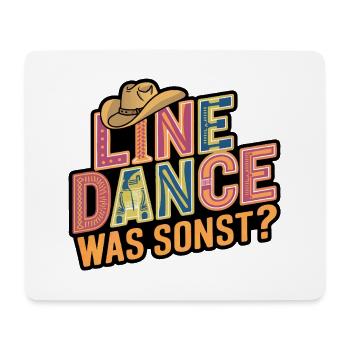 Line Dance mein Hobby - meine Passion - mein Ding - Mousepad (Querformat) - Weiß - Vorne