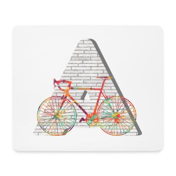 vélo e 249 a - Tapis de souris (format paysage) - blanc - Devant
