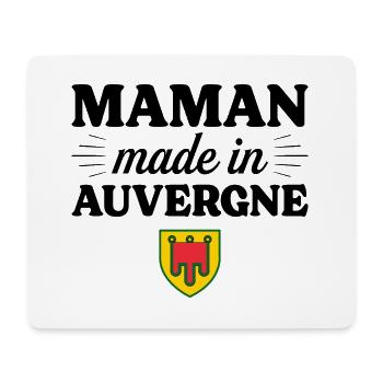 Maman Made In Auvergne - Femme Maman Auvergnate - Tapis de souris (format paysage) - blanc - Devant