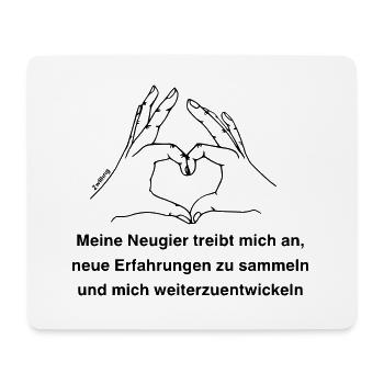Sternzeichen Zwilling - Mousepad (Querformat) - Weiß - Vorne