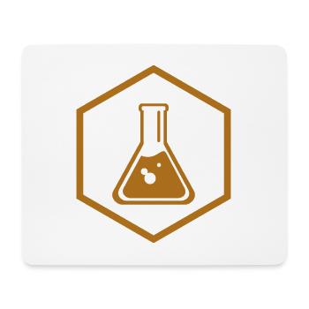 Chemie im Kolben muss kochen - Chemistry flask - Mousepad (Querformat) - Weiß - Vorne
