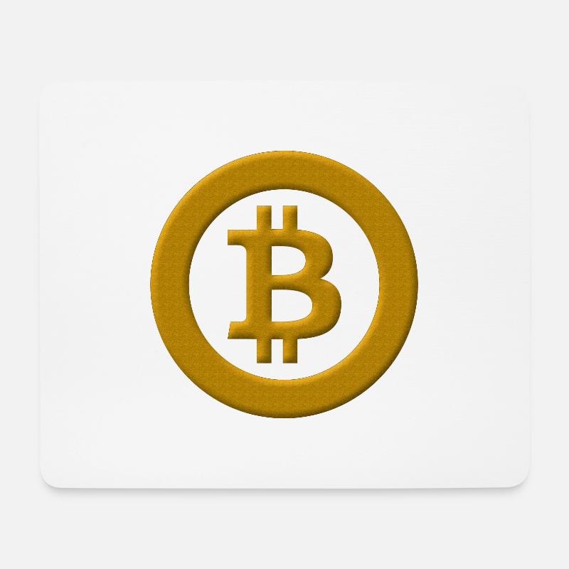 Bitcoin for ever - Bitcoin für immer - Mousepad (Querformat) - Weiß
