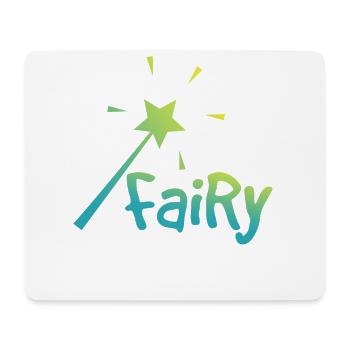 Fairy with a wand - Feen mit einem Zauberstab - Mousepad (Querformat) - Weiß - Vorne