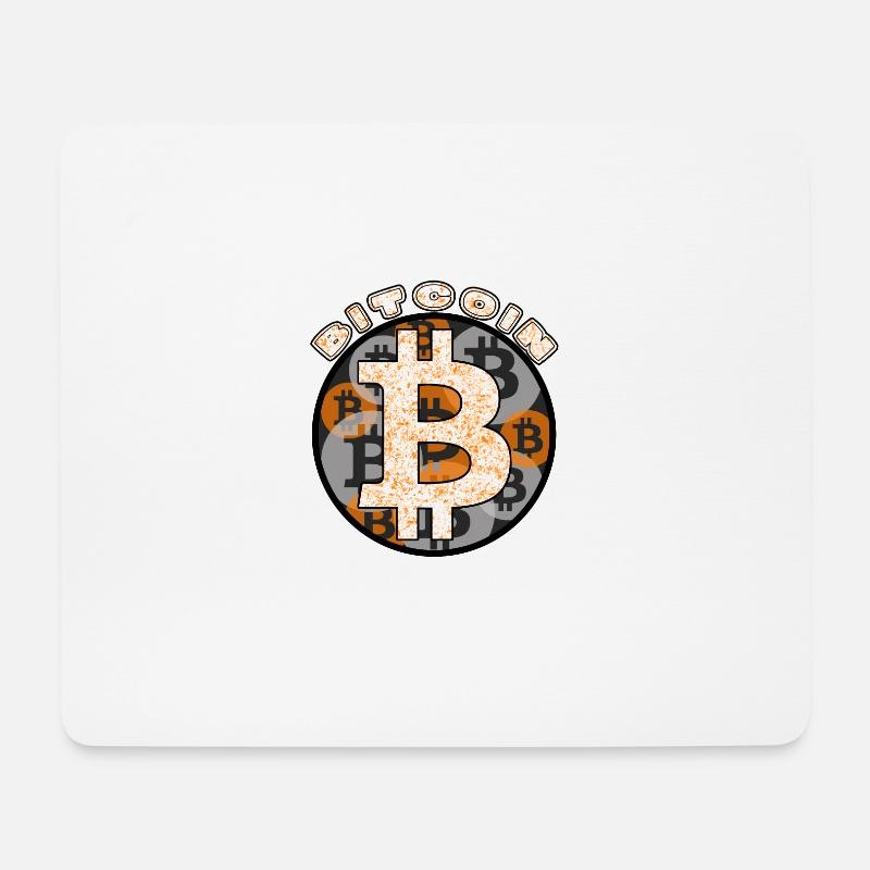 bitcoin - Mouse Pad (horizontal) - white