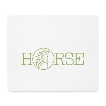 Horse - horse - Mouse Pad (horizontal) - white - Front