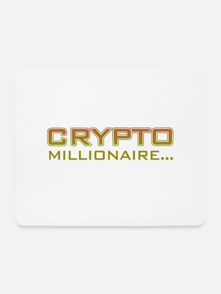 Crypto - Mousepad (Querformat) - Weiß