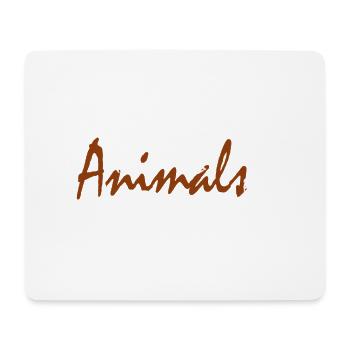 Animals - Mouse Pad (horizontal) - white - Front