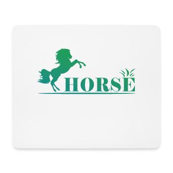 Horse - horse - Mouse Pad (horizontal) - white - Front