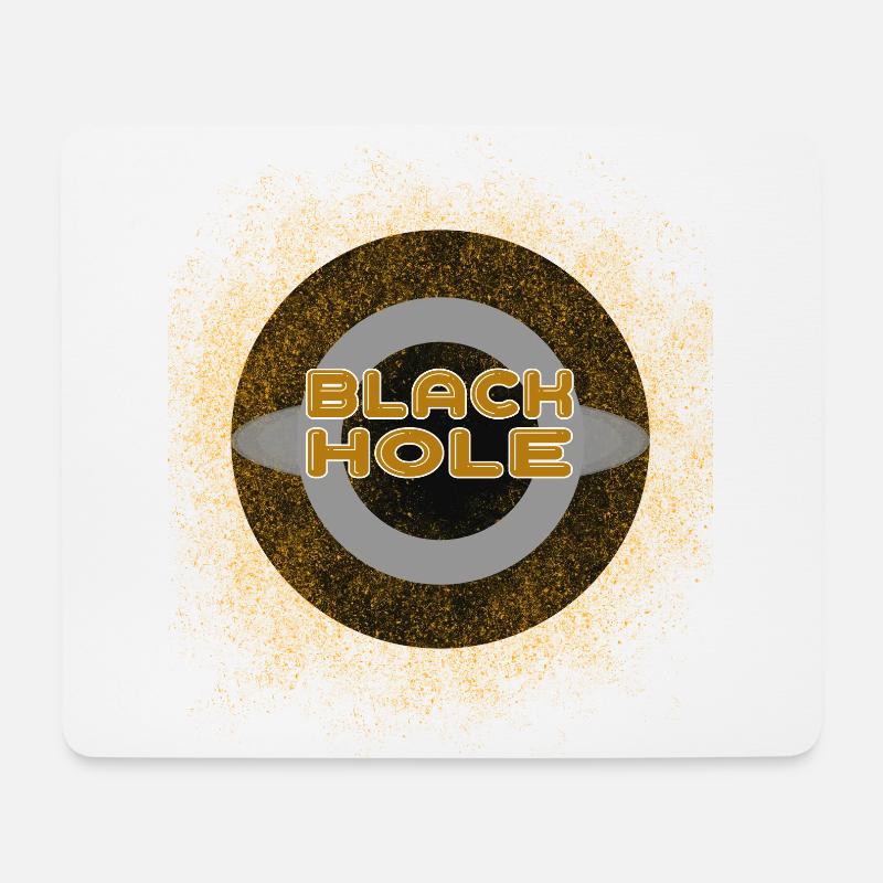 Black hole - black hole - Mouse Pad (horizontal) - white