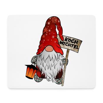 Koch Wichtel Weihnachtsgnom - Mousepad (Querformat) - Weiß - Vorne