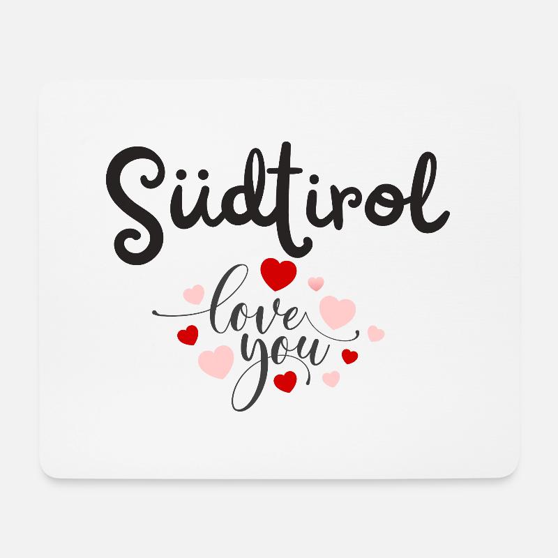 Südtirol - Mousepad (Querformat) - Weiß