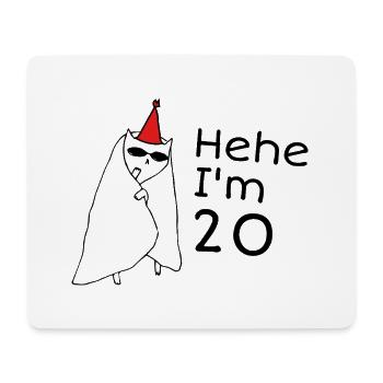 20th Anniversary - 20th Anniversary Gift - Mouse Pad (horizontal) - white - Front