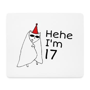 17-jähriges Jubiläum – 17-jähriges Jubiläumsgeschenk - Mousepad (Querformat) - Weiß - Vorne