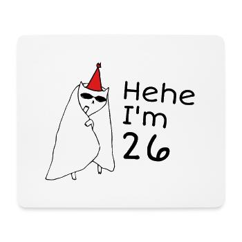 26 Years Anniversary - 26th Anniversary Gift - Mouse Pad (horizontal) - white - Front