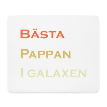 Bester Vater in der Galaxie - Mousepad (Querformat) - Weiß - Vorne