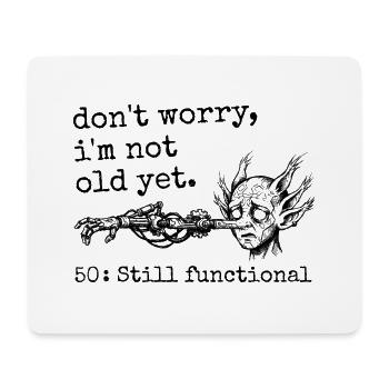 50th Anniversary - 50th Anniversary Humor Gift - Mouse Pad (horizontal) - white - Front