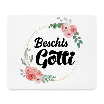 Beschts Gotti Schweiz Patentante fragen Patin - Mousepad (Querformat) - Weiß - Vorne