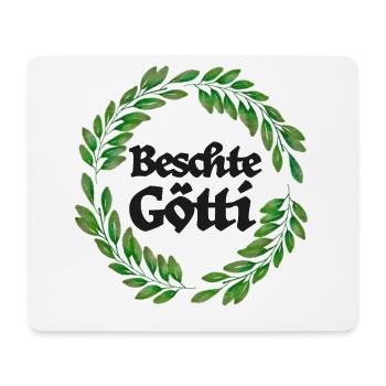Beschte Götti Patenonkel Schweiz Schweizer - Mousepad (Querformat) - Weiß - Vorne