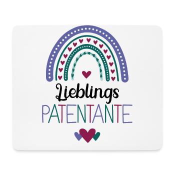 Lieblings Patentante Lieblingspatentante - Mousepad (Querformat) - Weiß - Vorne