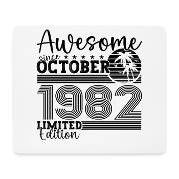 Great October 1982 40th Birthday Gift - Mouse Pad (horizontal) - white - Front