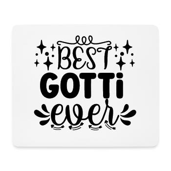 Bestes Gotti der Welt Taufgotti Firmgotti - Mousepad (Querformat) - Weiß - Vorne