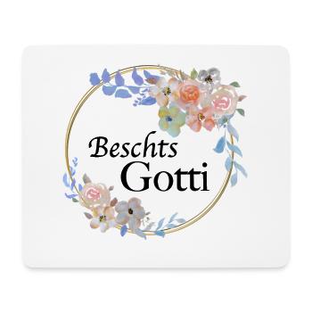 Beschts Gotti Taufpatin Schweiz Taufgotti Schweiz - Mousepad (Querformat) - Weiß - Vorne