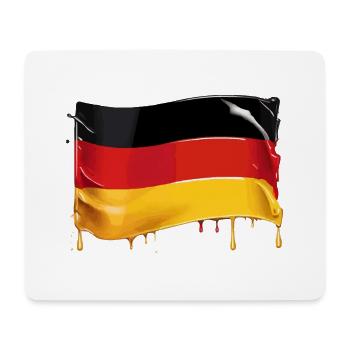 DRAPEAU ALLEMAND DRAPEAU ALLEMAGNE - Tapis de souris (format paysage) - blanc - Devant