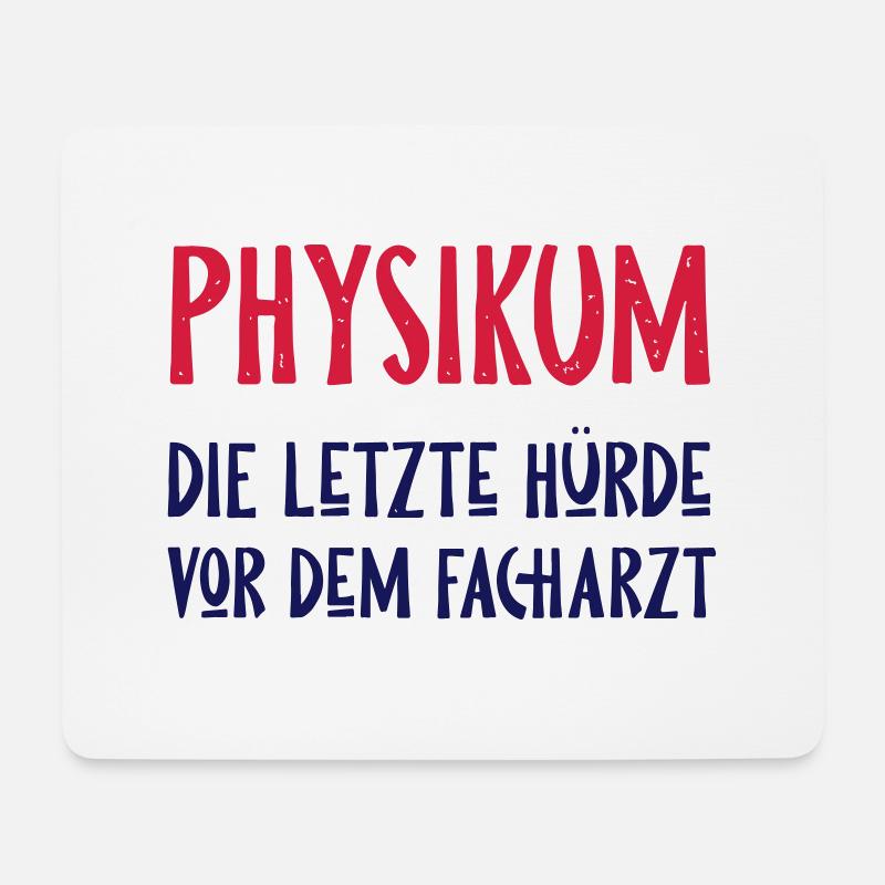physikum - Mousepad (Querformat) - Weiß