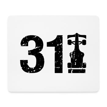 31 Formula Racing Motorsport - Mousepad (Querformat) - Weiß - Vorne