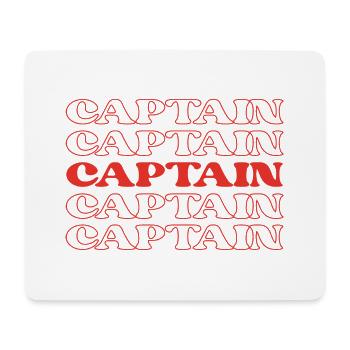 Capitaine Leader Commandant en chef Officier en chef - Tapis de souris (format paysage) - blanc - Devant