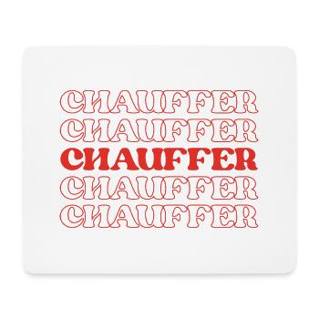 Chauffeurfahrer Privatfahrer Privatfahrer Persönlicher Fahrer - Mousepad (Querformat) - Weiß - Vorne