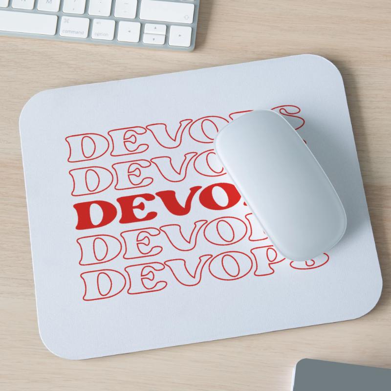 Devops Developer Operations Engineer Devops Mousepad (Querformat)