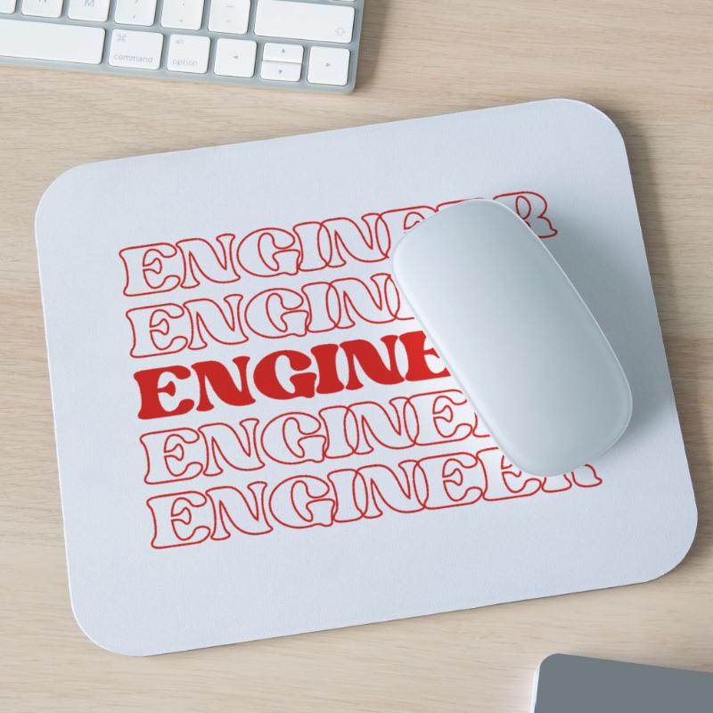 Engineer Designer Developer Technician Builder Mouse Pad (horizontal)
