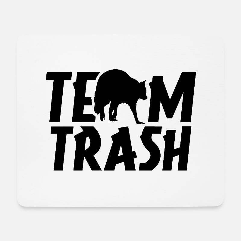 Waschbär Spruch Waschbären Lustig Tier - Mousepad (Querformat) - Weiß