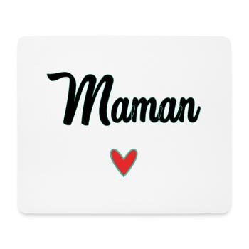 MOM. MOTHER'S DAY. HEART. FEAST. HAPPY BIRTHDAY - Mouse Pad (horizontal) - white - Front